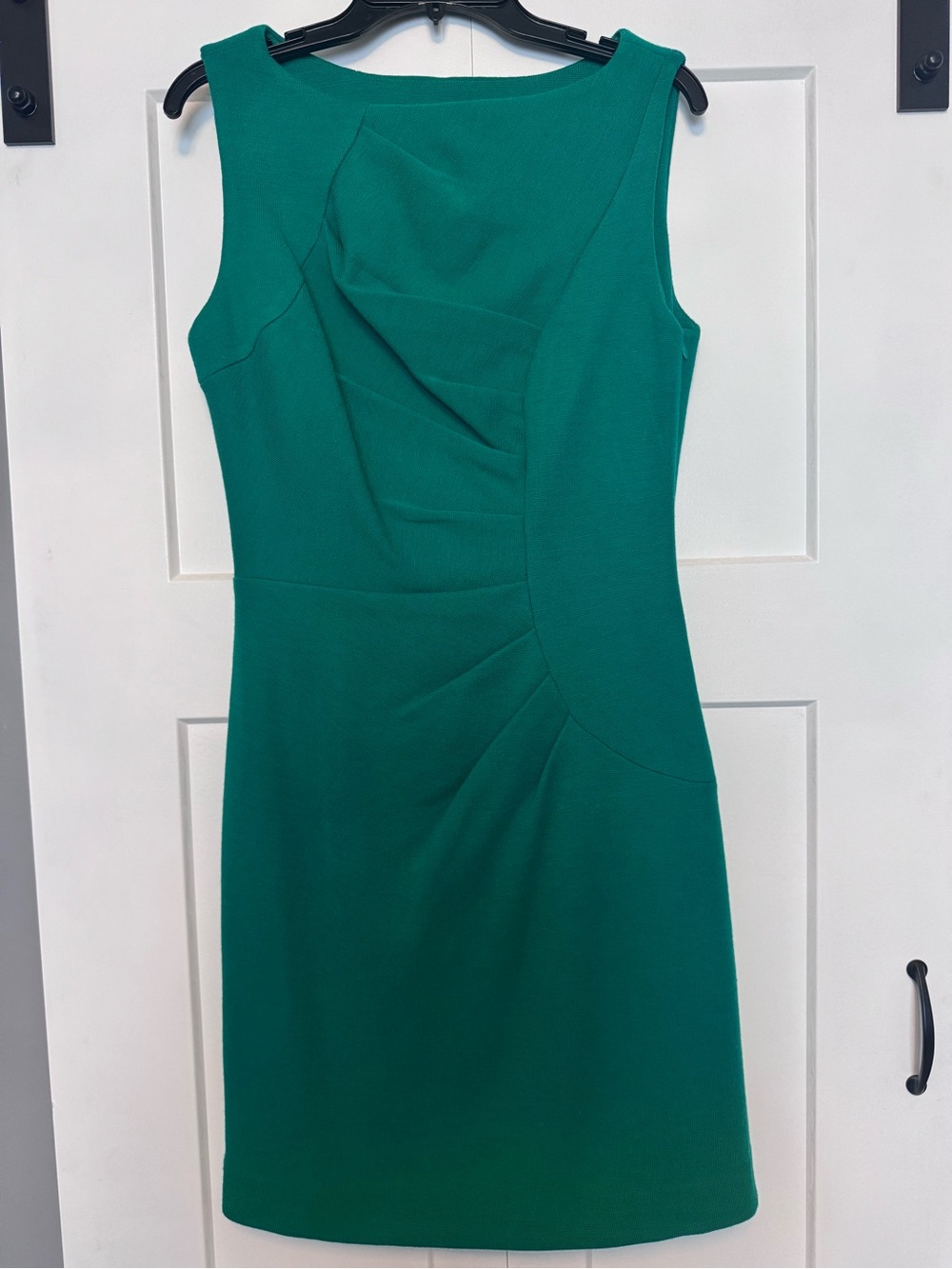 Milly Emerald Green Sleeveless Sheath Dress